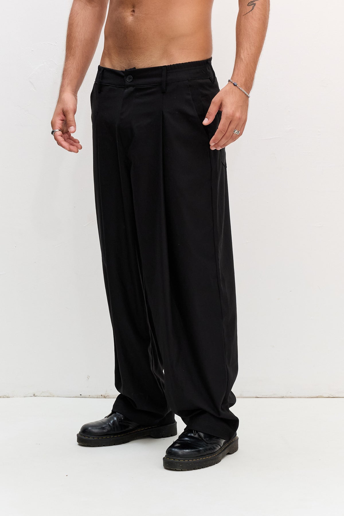 SUIT PANTS - BLACK