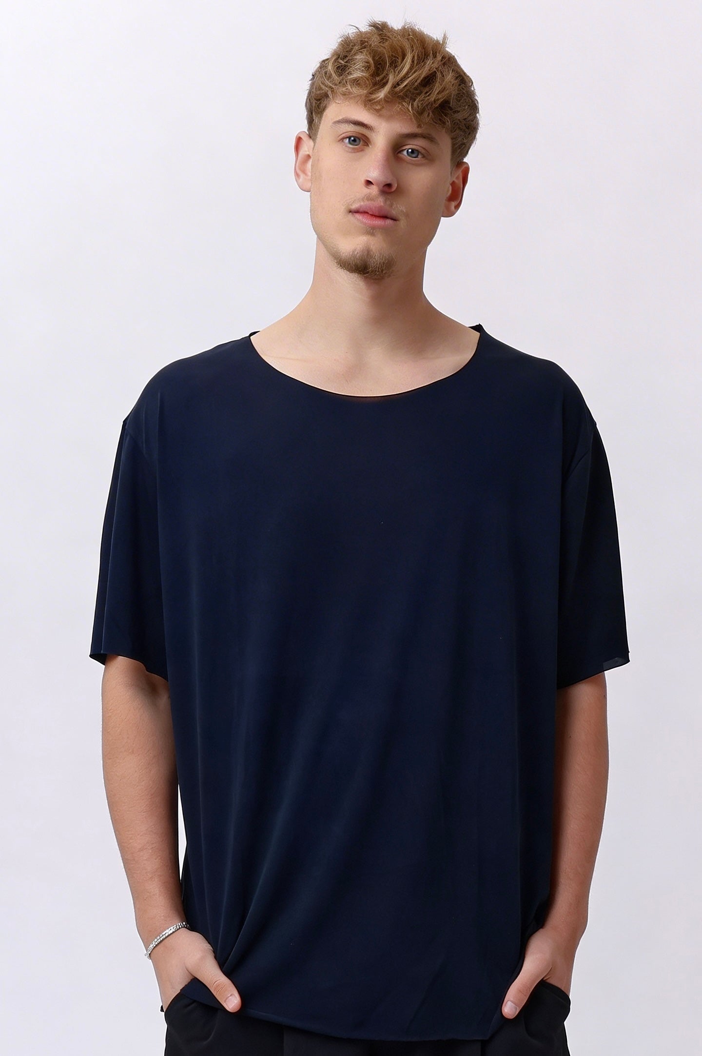 BASE TEE - BLUE NAVY