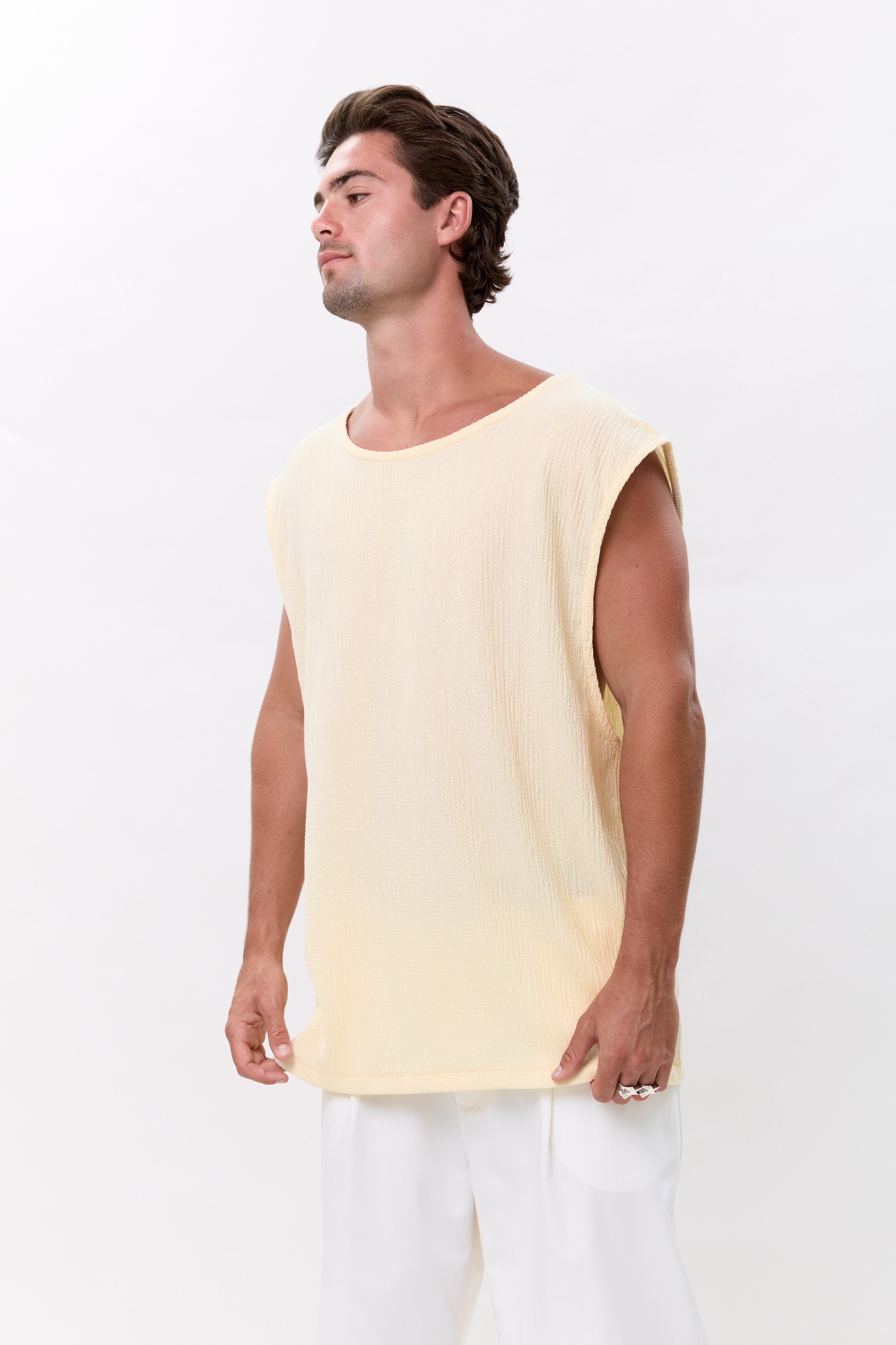 TANK TOP - LIGHT YELLOW