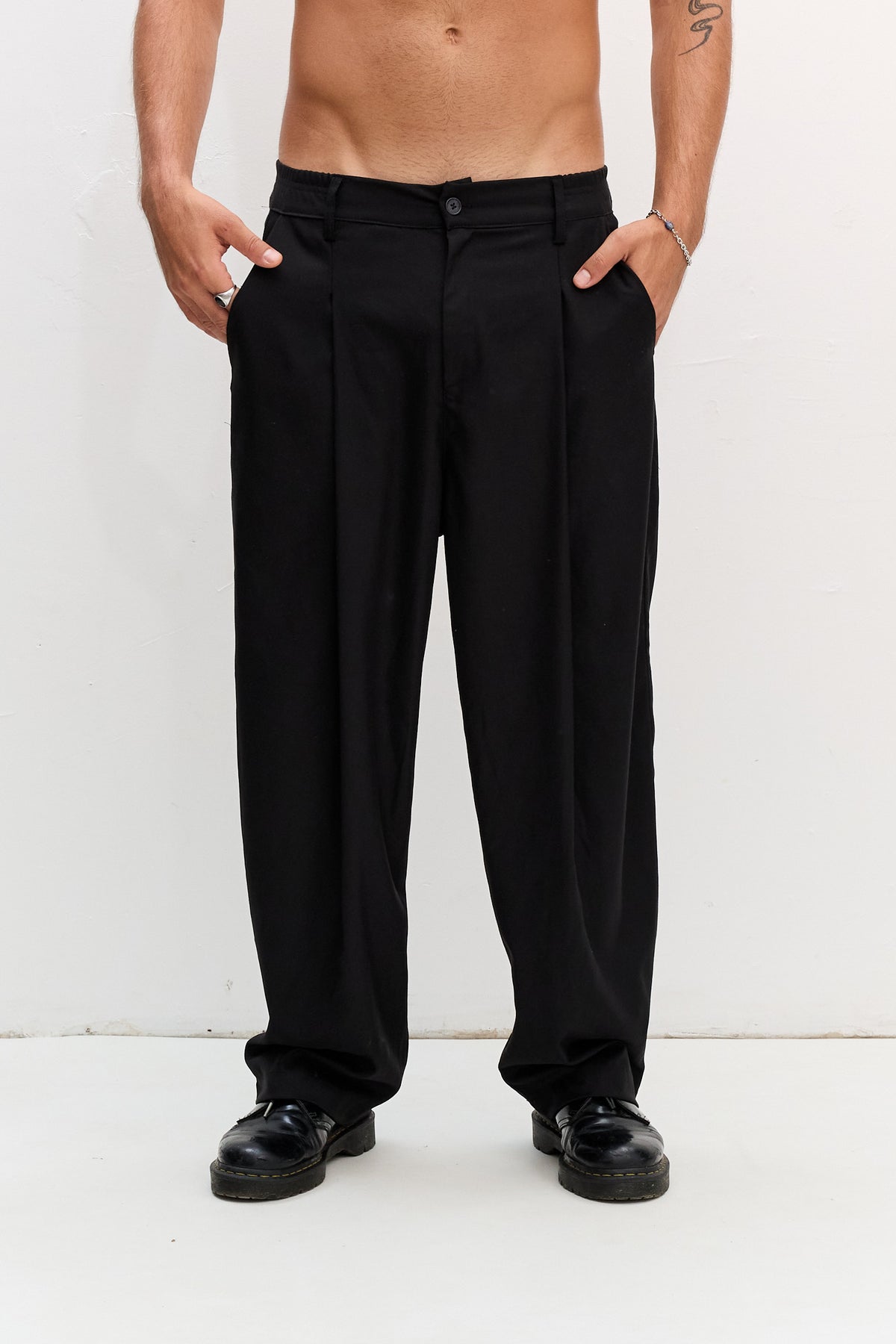 SUIT PANTS - BLACK