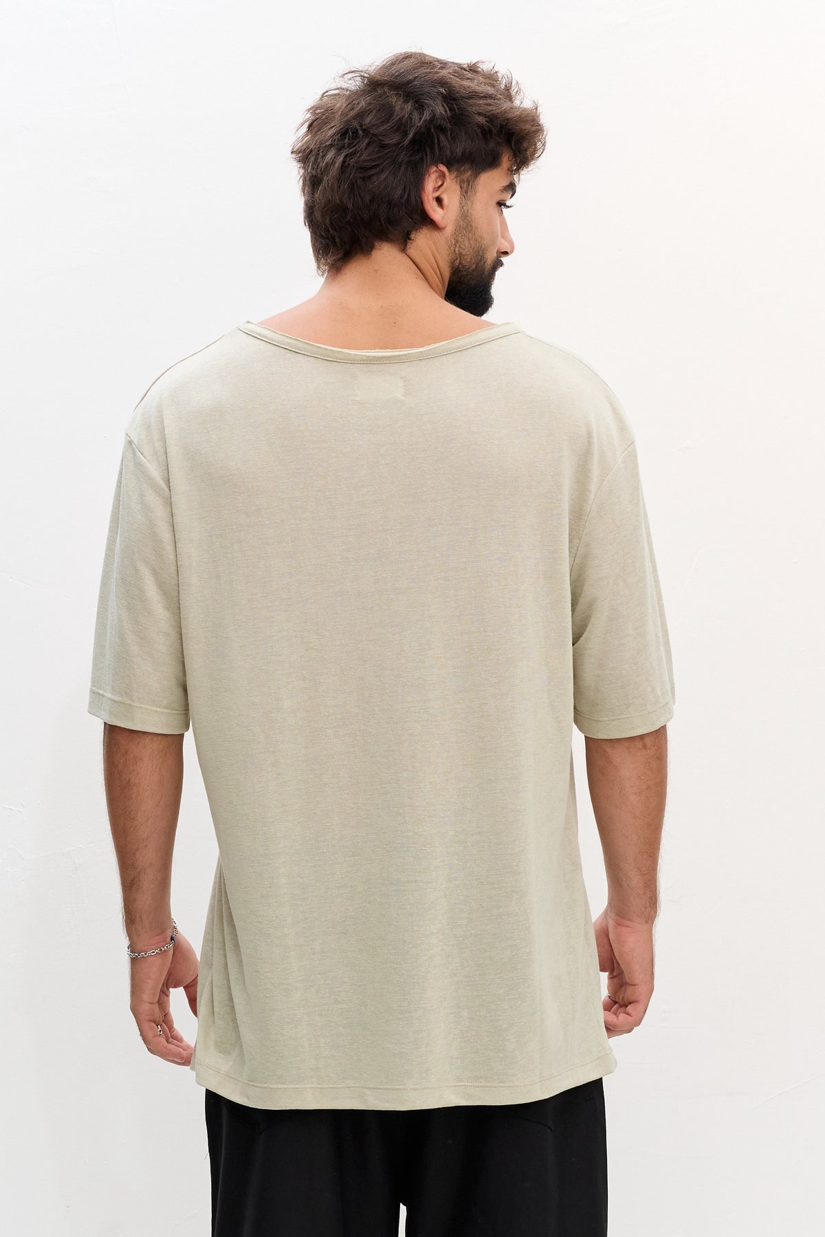 LINEN TEE - LIGHT GREEN