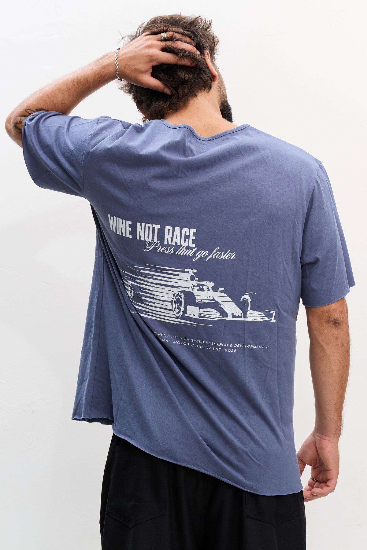 RACE TEE - BLUE