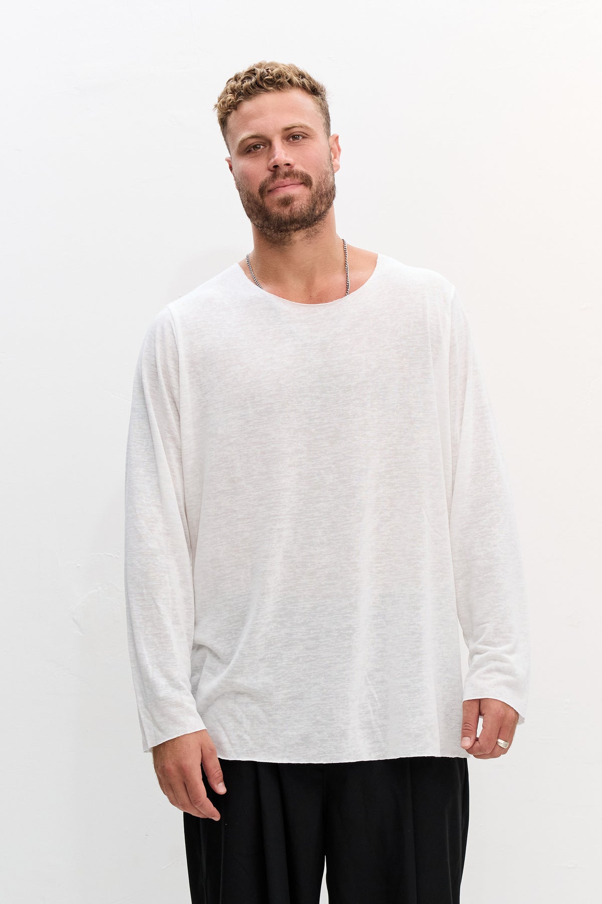 LINEN LONG - WHITE