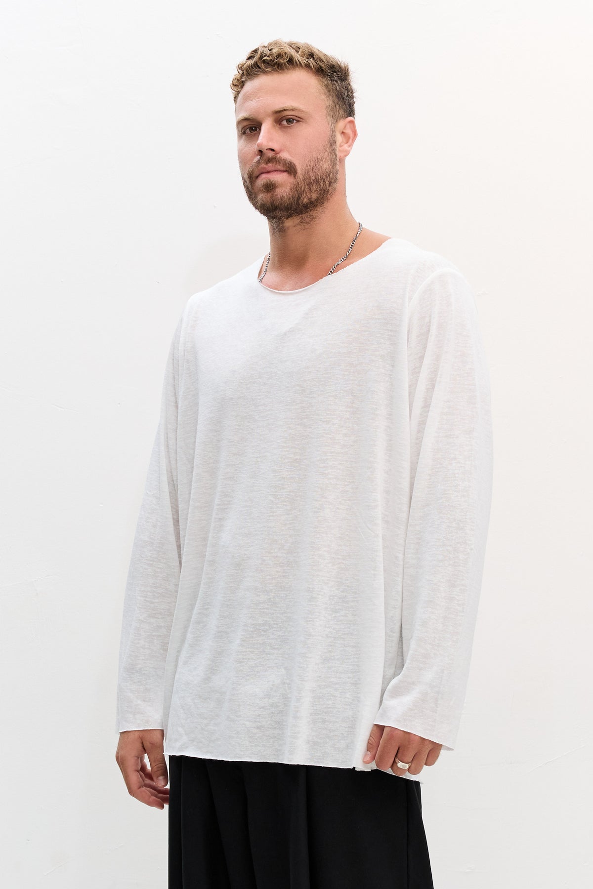 LINEN LONG - WHITE